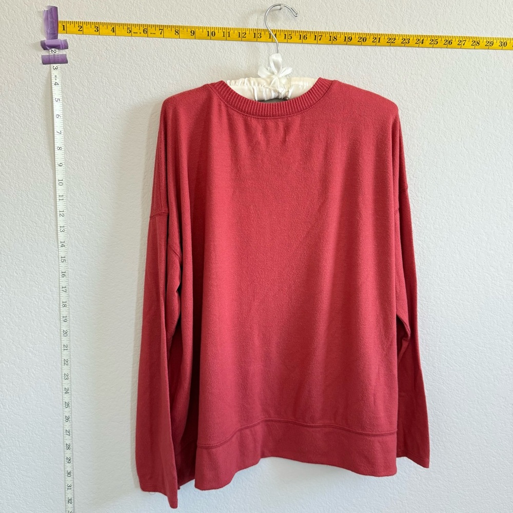 Lucky Brand Womens Pullover Tandoori Spice Crewneck Long Sleeve Sweater XL - Picture 11 of 13